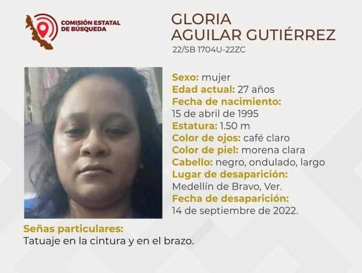 Continúa la búsqueda de Gloria Aguilar, desapareció hace 9 meses en Medellín de Bravo