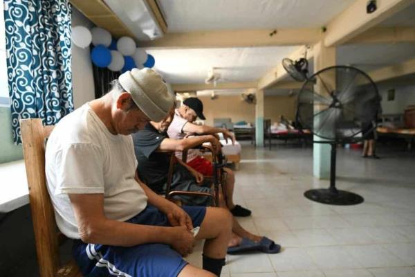 Asilo Cogra sufre estragos sin ventiladores ni aire acondicionado
