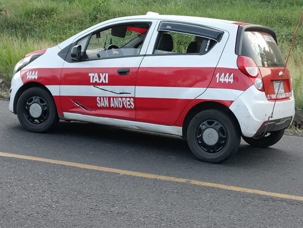 Se registra accidente múltiple sobre la carretera a San Andrés Tuxtla