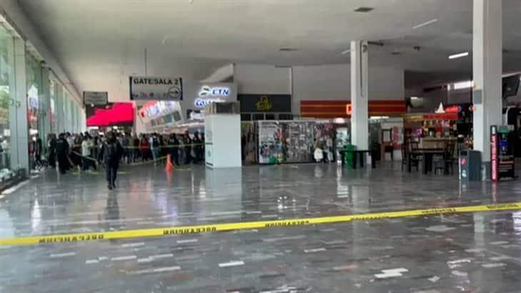 Se registra balacera en la Central Camionera del Sur, en Taxqueña (+Video)