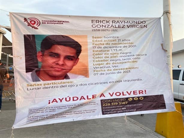 Con volanteo, continúa la búsqueda por Erick Raymundo, estudiante desaparecido en Veracruz(+Video)