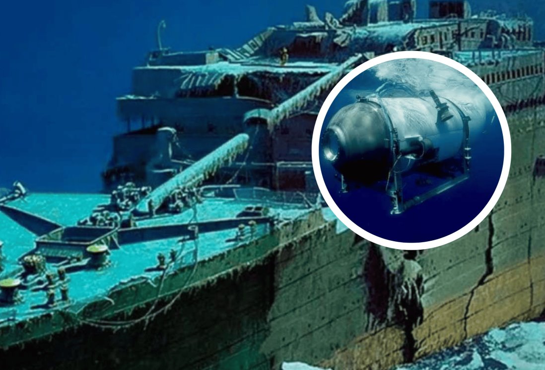 ¿Cuántas horas de oxígeno les quedan a tripulantes del submarino hundido que verían el Titanic?