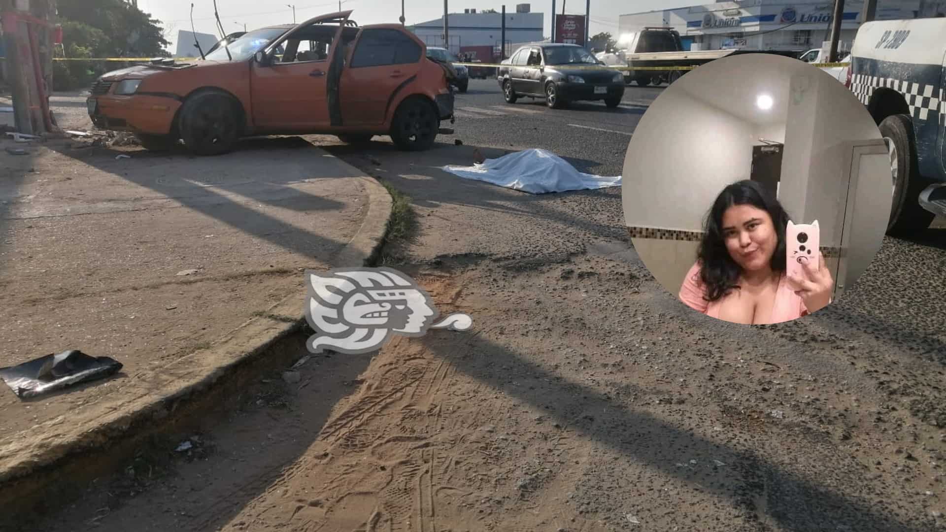 ¿Quién fue la joven fallecida en violento choque en Coatzacoalcos?