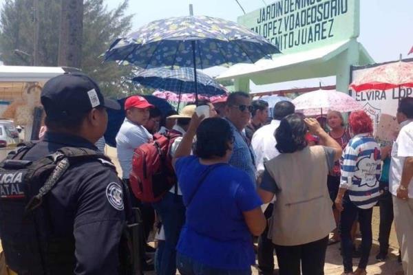 ¡Y estaban en clases! Asaltan kínder en Coatzacoalcos; padres toman el plantel