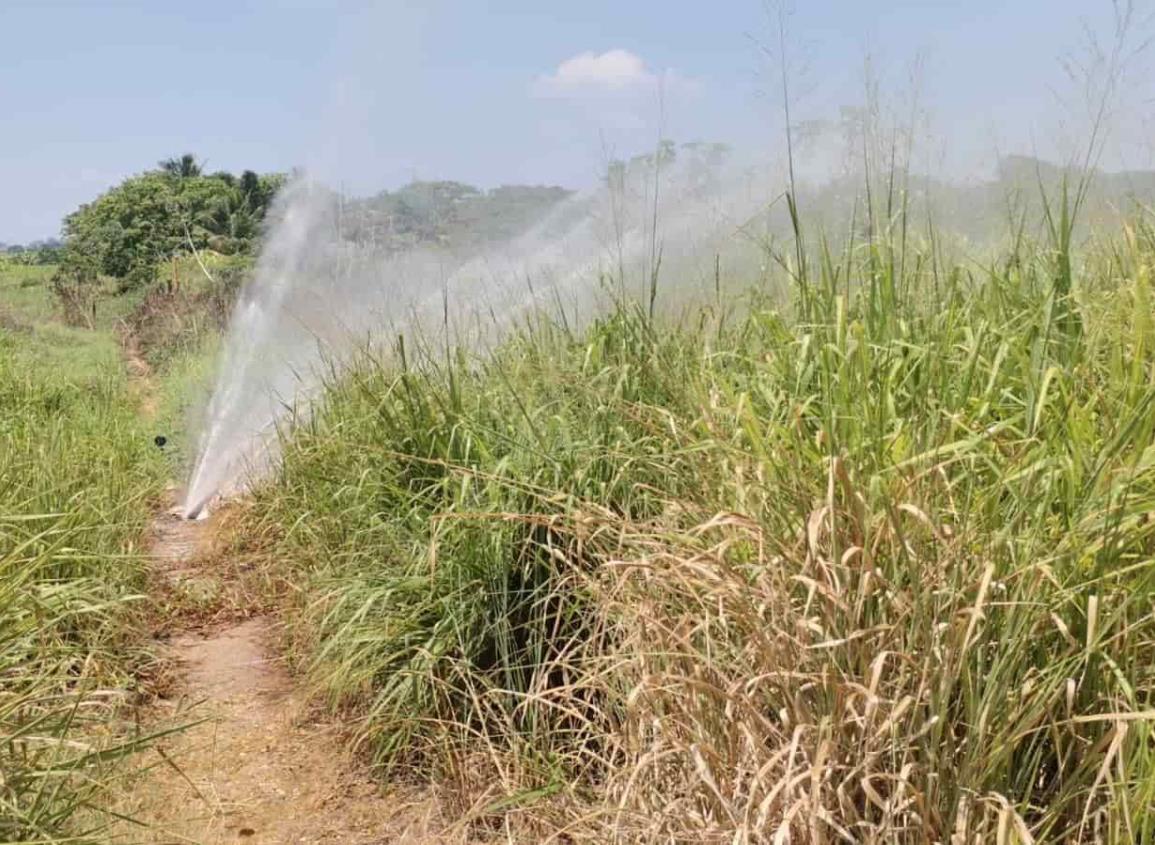 La línea vandalizada era de agua y no de Salmuera