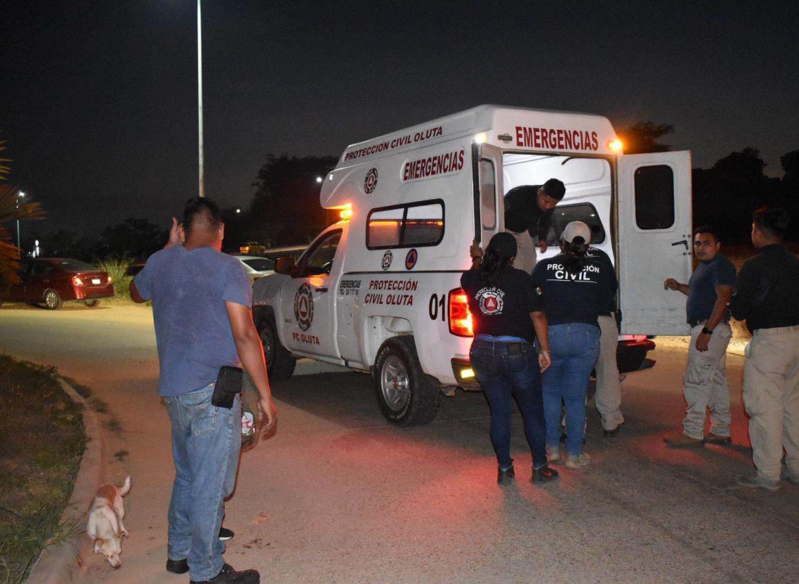 Derrapa joven en las inmediaciones del circuito La Plaza La Florida