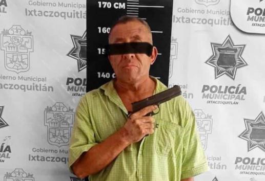 Detienen a sujeto armado en Ixtaczoquitlán