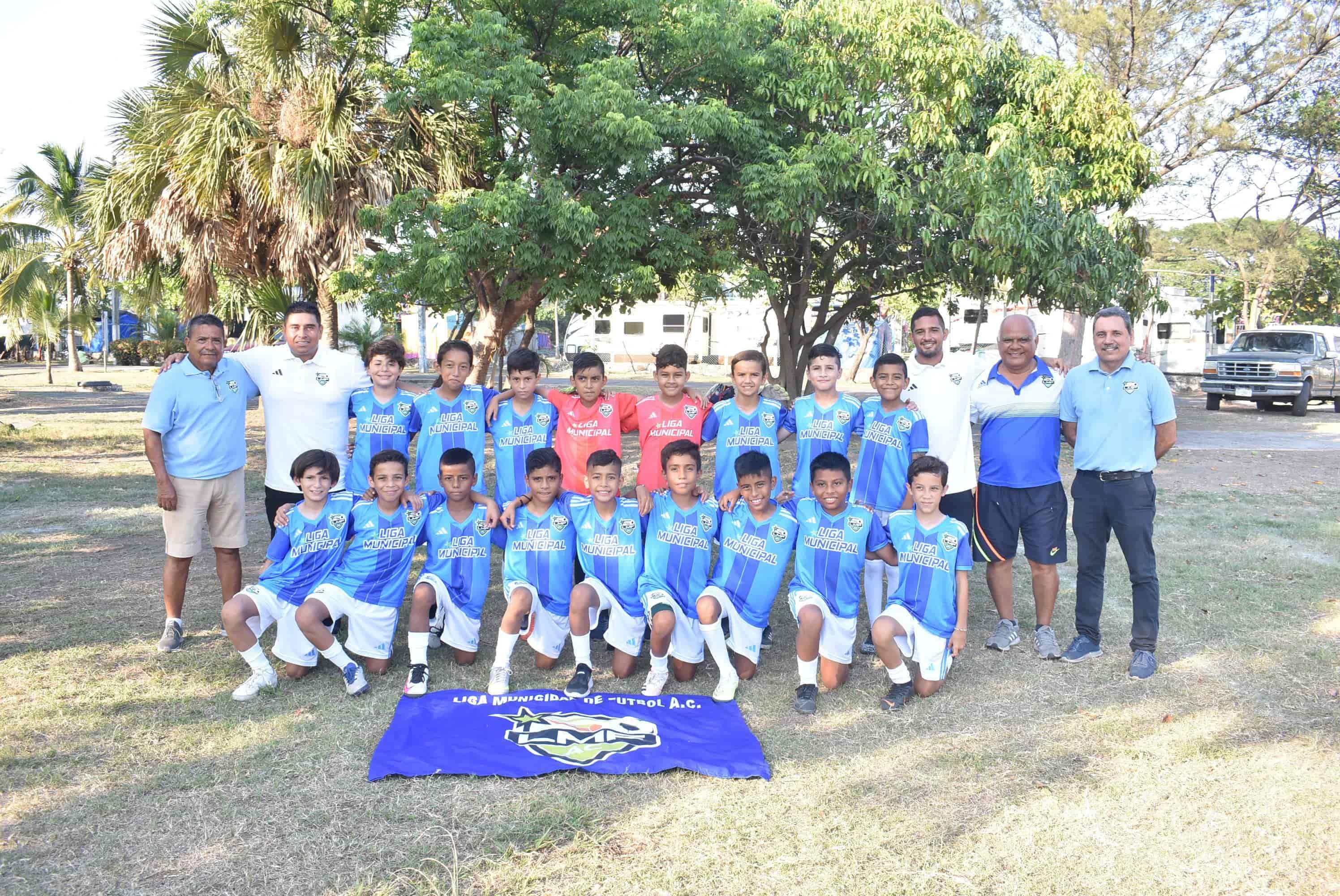 Lista categoría 2012 de la Liga Municipal para gran torneo