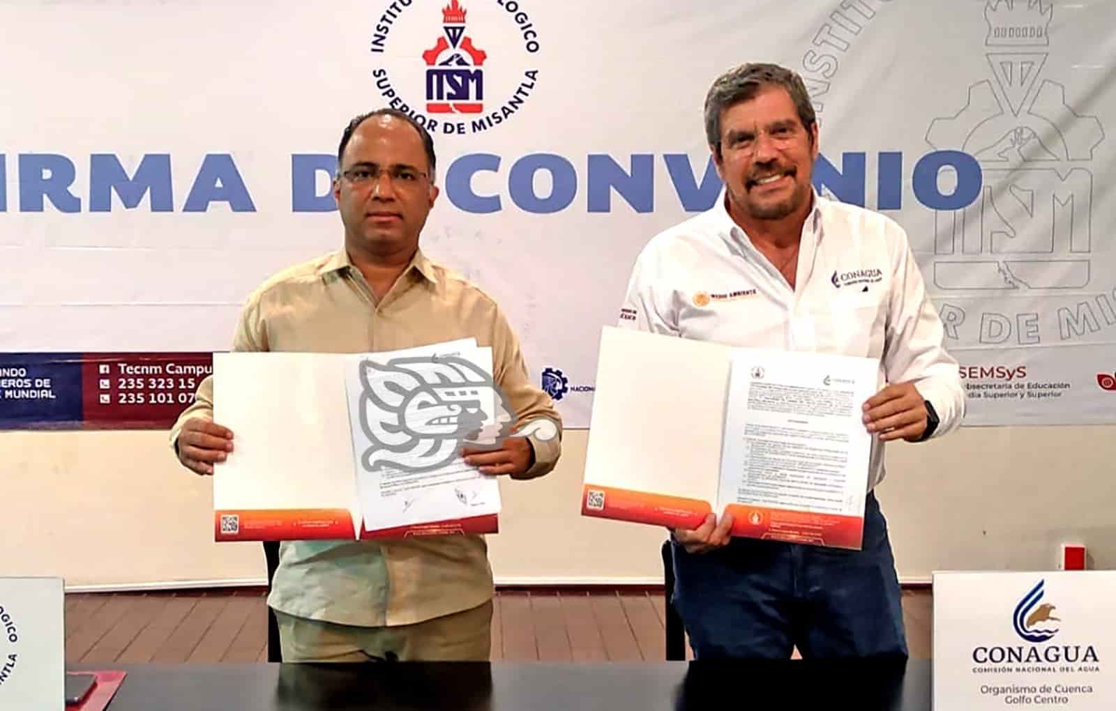 Conagua y Tec de Misantla firman convenio ante crisis de mantos acuíferos