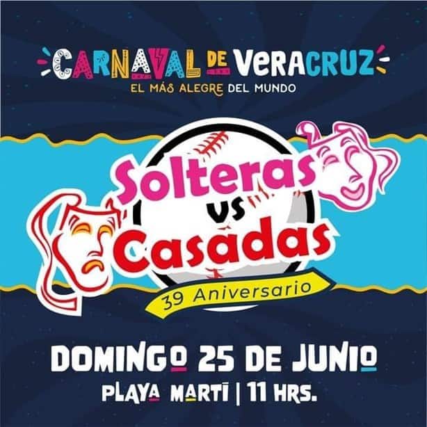 Partido Solteras VS Casadas será este domingo previo al Carnaval de Veracruz 2023