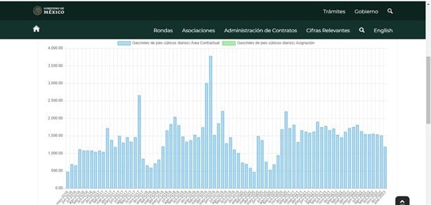 Lifting de México dejó de producir gas y crudo desde enero