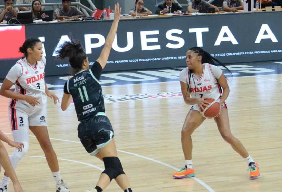 Rojas de Veracruz aplasta a Abejas de León en la LNBP Femenil