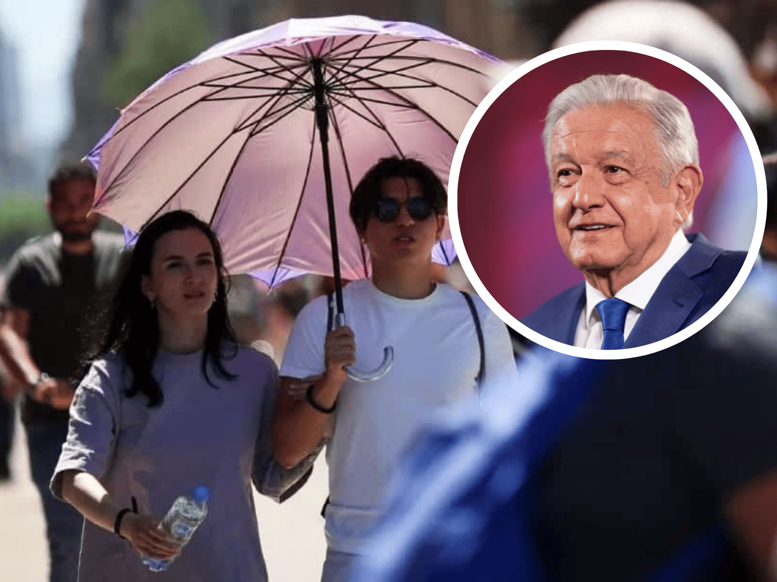 Ante Ola de Calor, AMLO llama a consumir agua y frutas de temporada