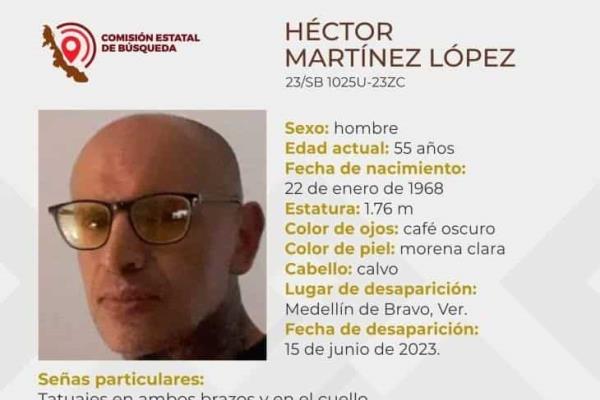 Héctor Martínez desapareció en Medellín; su familia lo busca