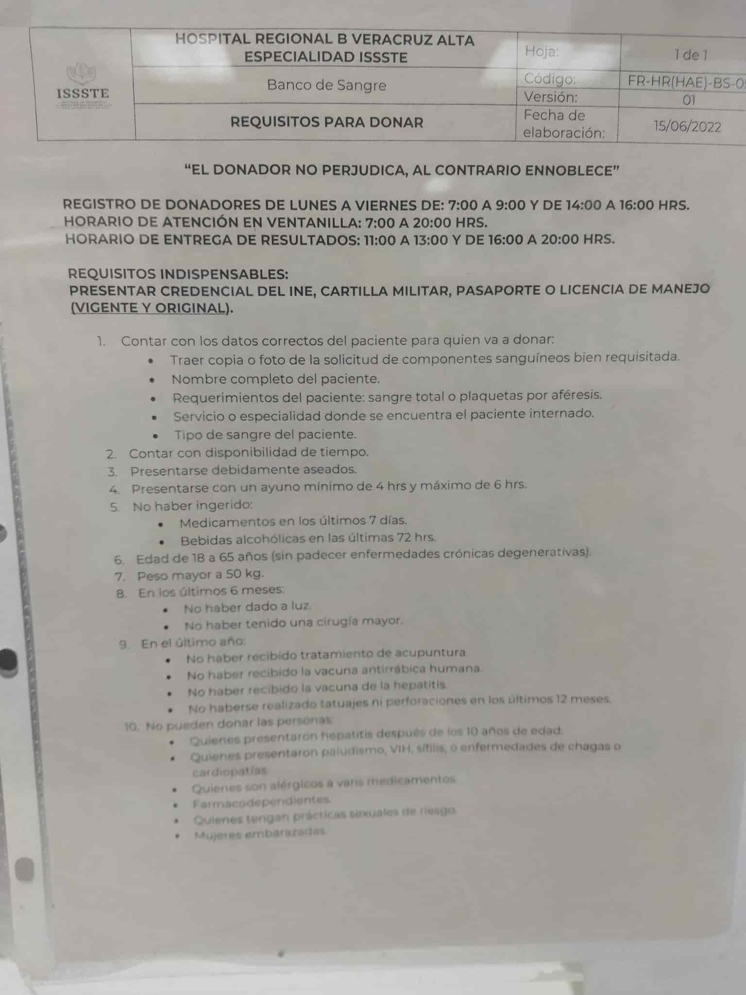 Urgen donadores de sangre para bebé operado tres veces en ISSSTE Veracruz