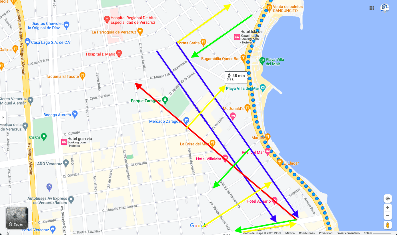 Calles cerradas y vías alternas durante Carnaval de Veracruz 2023