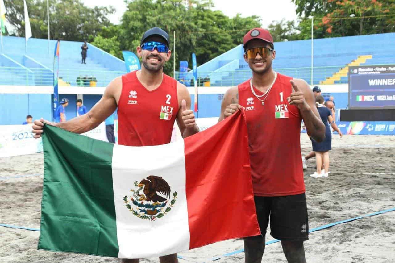 Se corona México en voleibol playero en los JCC 2023