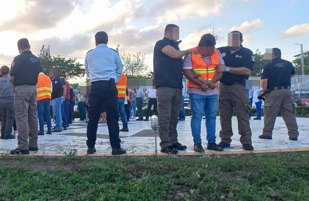 Realizan simulacro de incendio en la FGR en Veracruz | VIDEO