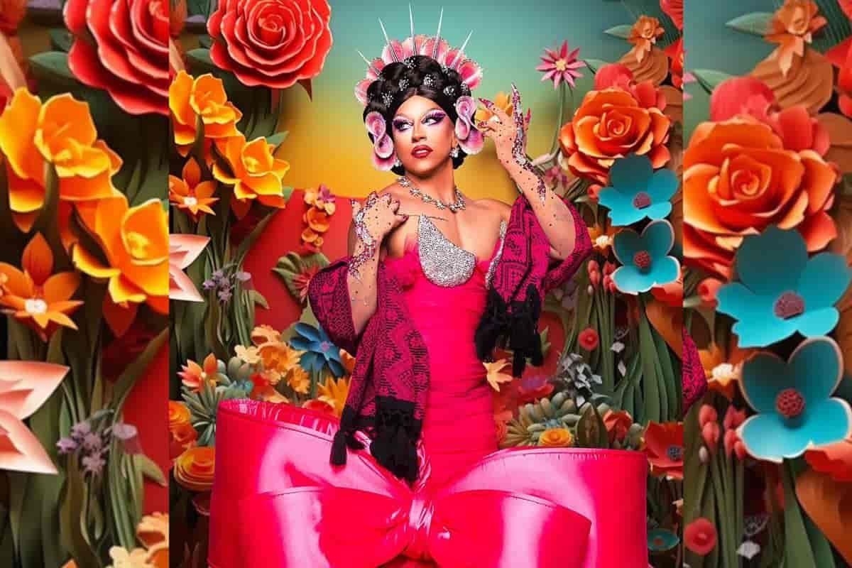 Diseñador nanchiteco Edsar Sánchez, viste a Lolita Banana en Drag Race México