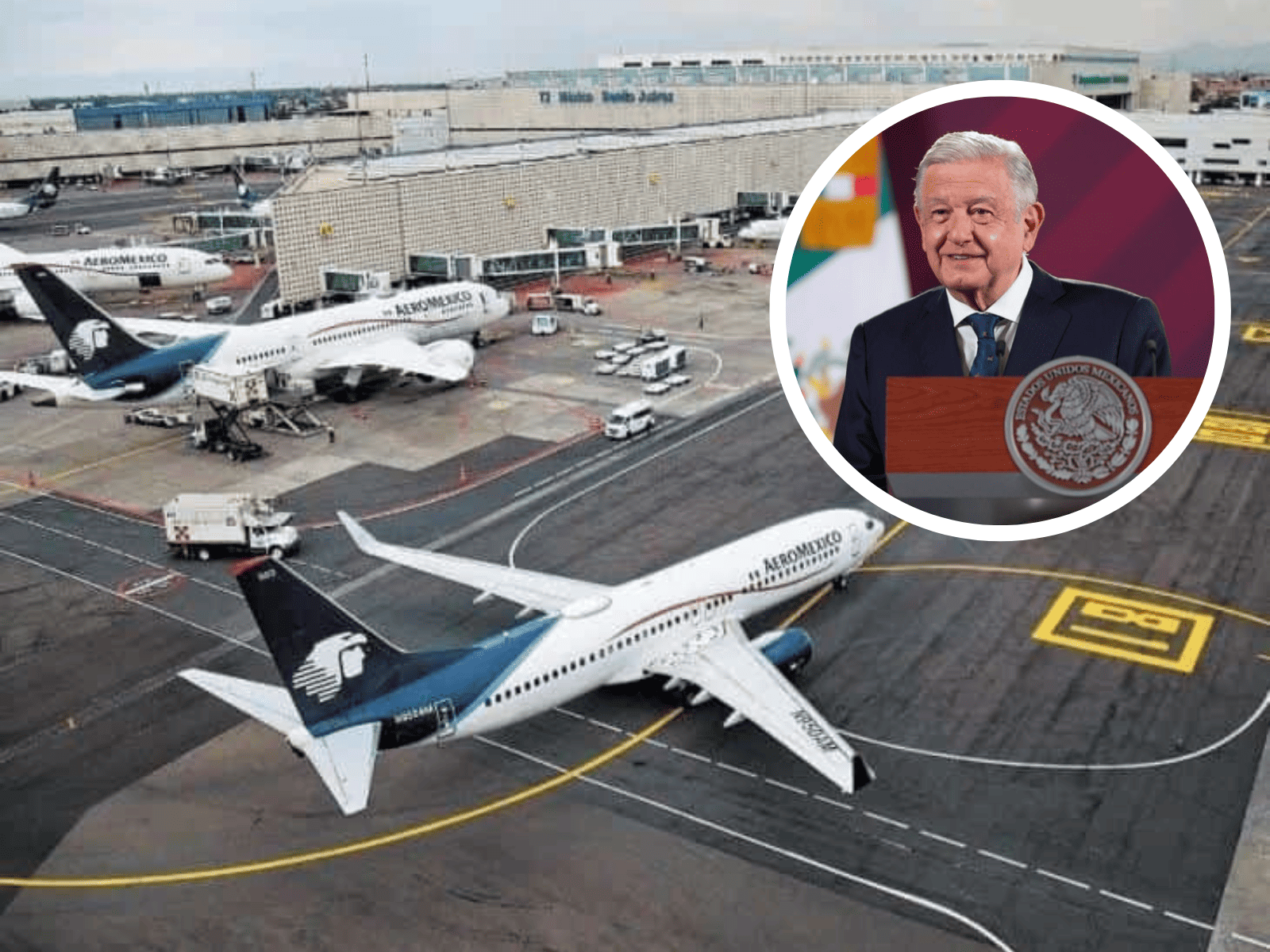 Aeropuerto de la Ciudad de México pasará al control de la Marina, confirma AMLO