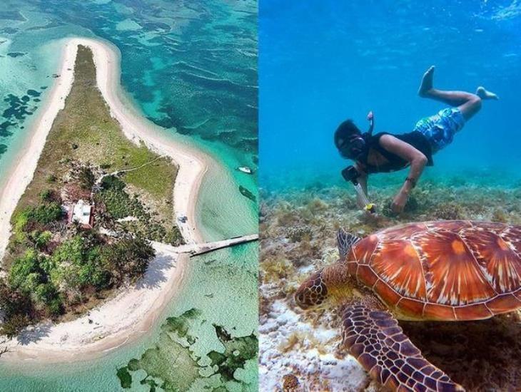 La isla de Enmedio en Veracruz, un espacio de belleza natural; aquí te decimos cómo llegar