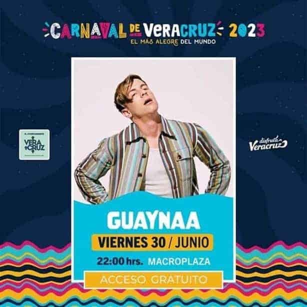 Guaynaa en el Carnaval de Veracruz 2023: cuándo y dónde verlo gratis