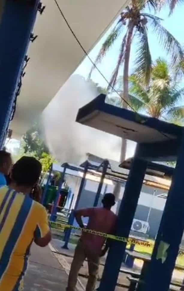 Nube de humo en el ITVER provoca movilización de alumnos y personal