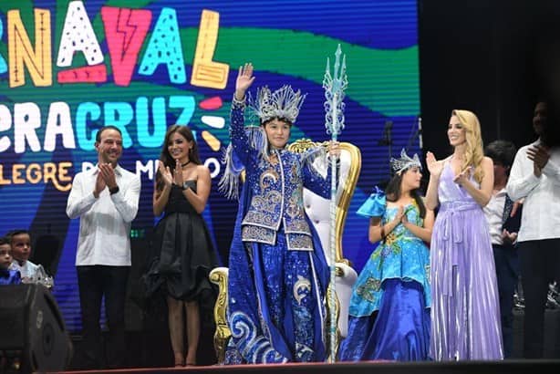 Reyes del Carnaval de Veracruz 2023 vivieron velada majestuosa de coronación