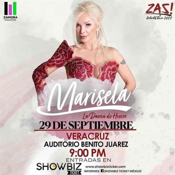 Concierto de Marisela en Veracruz; cuándo y dónde verla