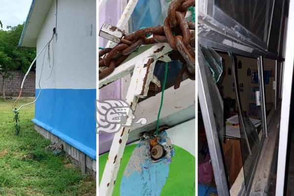 Ya van 26; este kínder de Veracruz ya es ´cliente´ de ladrones