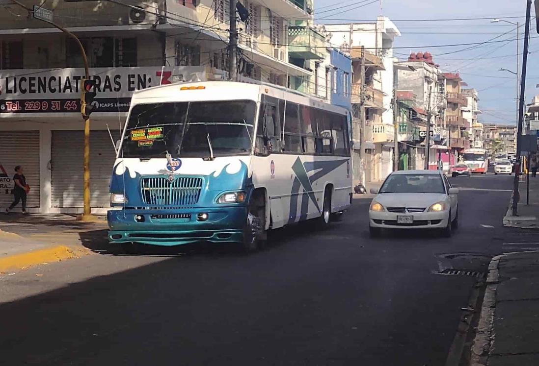 Cambian paradas de camiones urbanos en Veracruz por Carnaval de Veracruz 2023