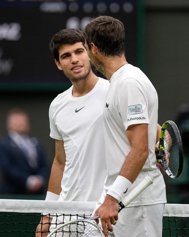 Logra Carlos Alcaraz primer triunfo en Wimbledon 2023