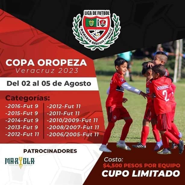 Dan a conocer la Copa Oropeza Veracruz 2023
