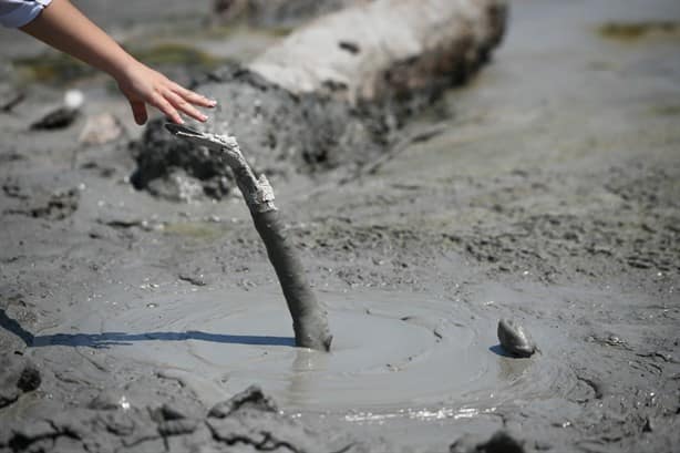 El misterioso volcán que nace en una comunidad de La Mixtequilla, Veracruz