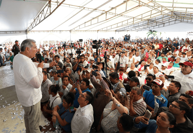 AMLO ha cumplido el 99% de sus promesas, destaca Adán Augusto en Veracruz