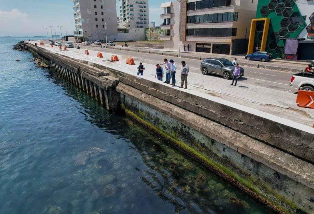 Dirección de Puertos inspecciona bulevar de Boca para iniciar su rehabilitación