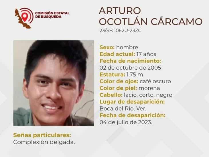 Buscan a Arturo Ocatlán, desapareció en Boca del Río