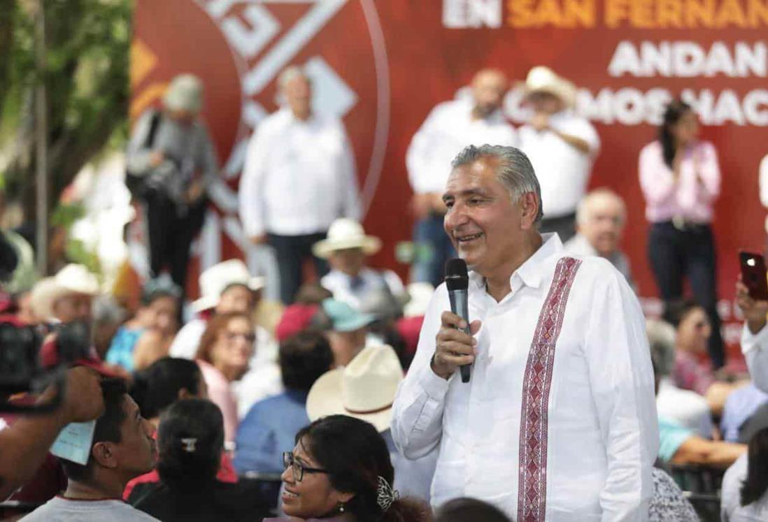 Estas son las ciudades que visitará Adán Augusto en Veracruz