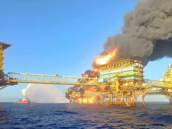 De Veracruz uno de los 2 petroleros muertos en incendio de sonda Campeche