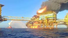 Explosión e incendio en plataforma de Pemex en Campeche deja 6 heridos | VIDEO