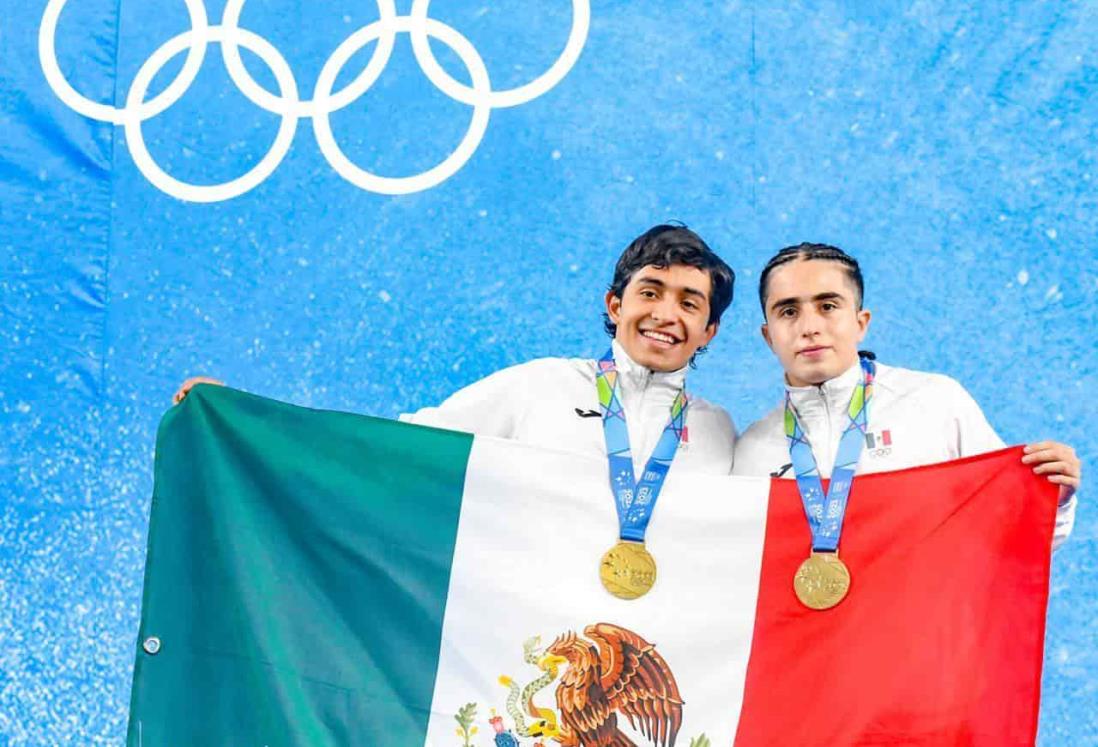 Brilla José Marín con dos oros en gimnasia de trampolín