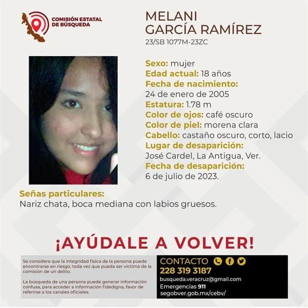 Estas son los últimos desaparecidos de julio en Cardel, Veracruz