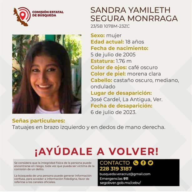 Estas son los últimos desaparecidos de julio en Cardel, Veracruz