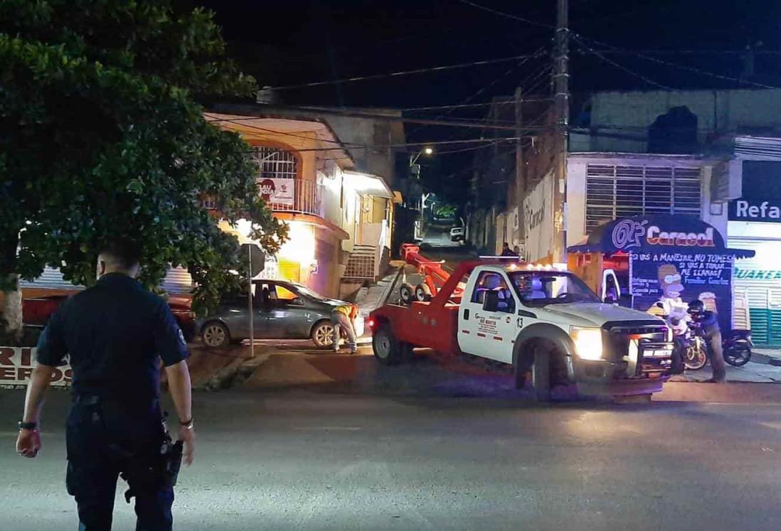 Persecución y balacera en San Andrés Tuxtla deja un detenido