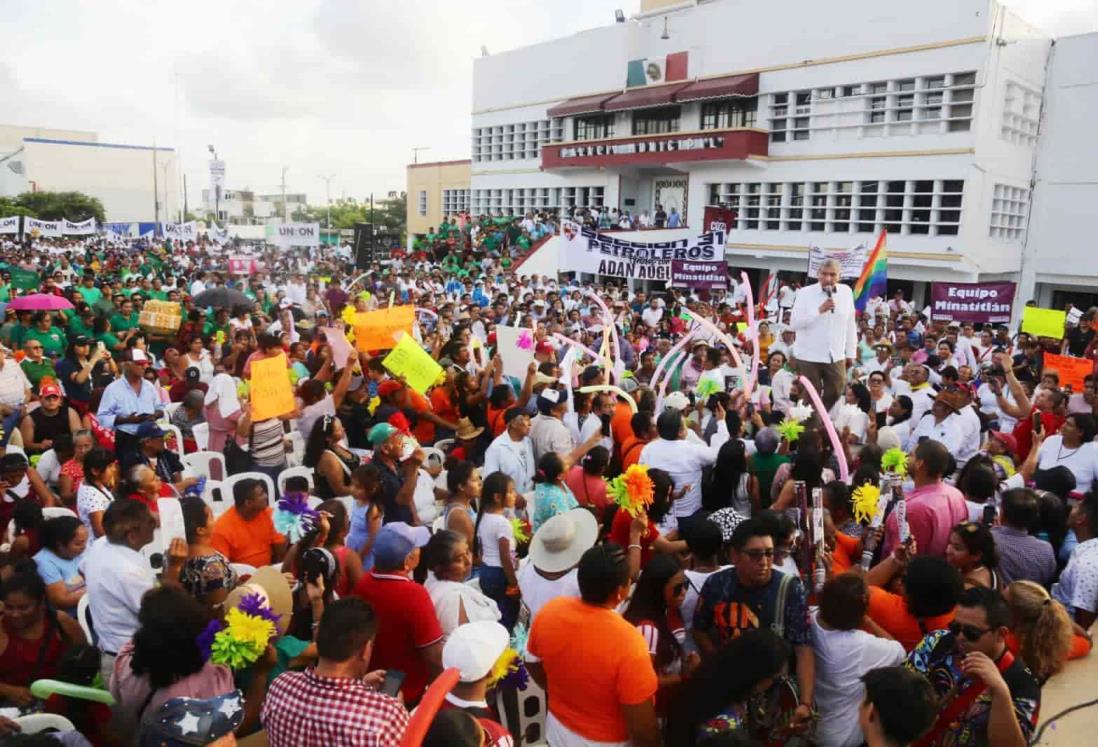 Monumental apoyo del sur para Adán y Sergio