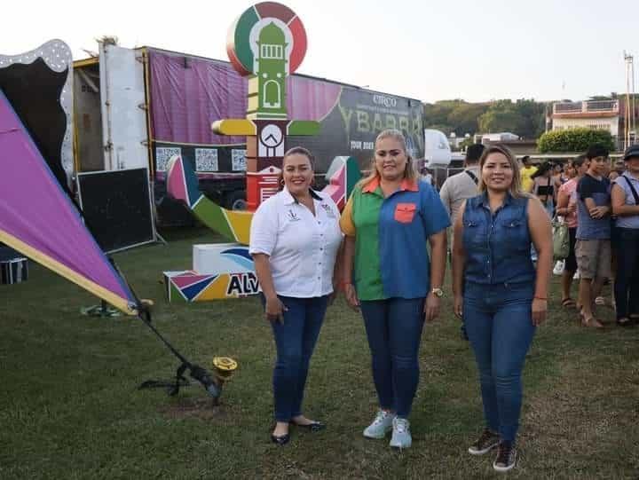 Niños de Alvarado disfrutan de función de circo gratis