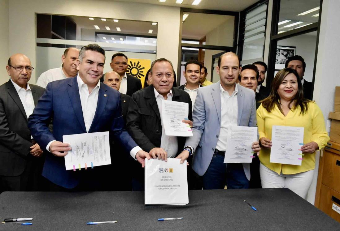 Formalizan registro del “Frente Amplio por México” ante el INE