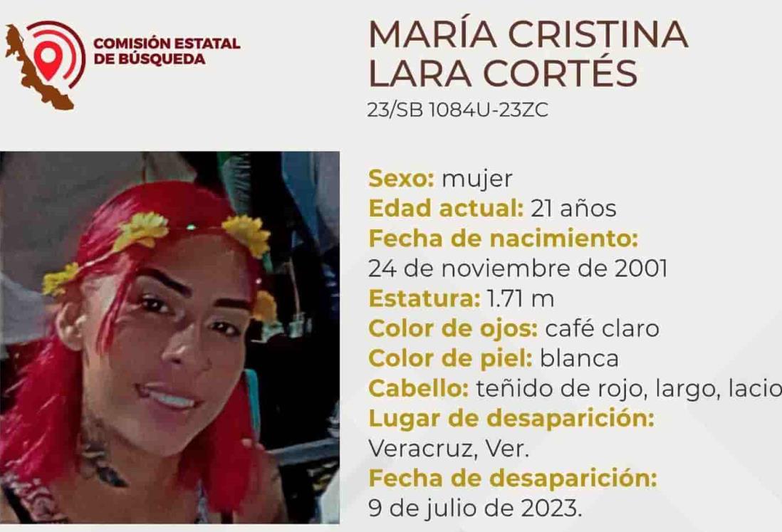 Desaparece la joven María Cristina Lara en el puerto de Veracruz