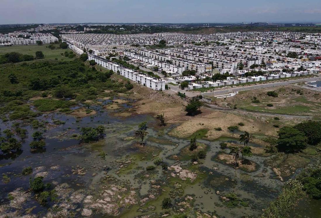 Río Medio, al borde de la extinción por relleno y construcción de vivienda en Veracruz