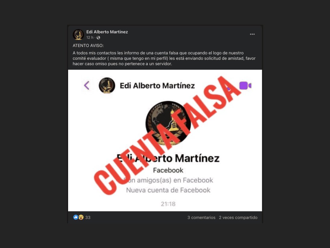 Suplantan identidad de presidente de Canaco Veracruz en Facebook